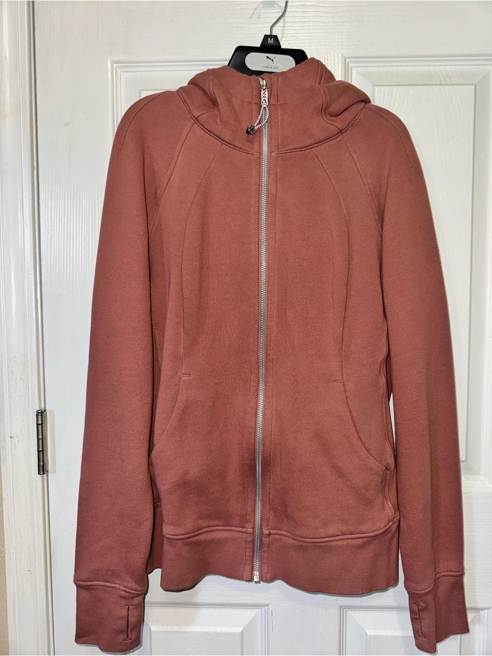 Lululemon full zip Women's Zip-Front Hoodie Jacket - Dusty Rose